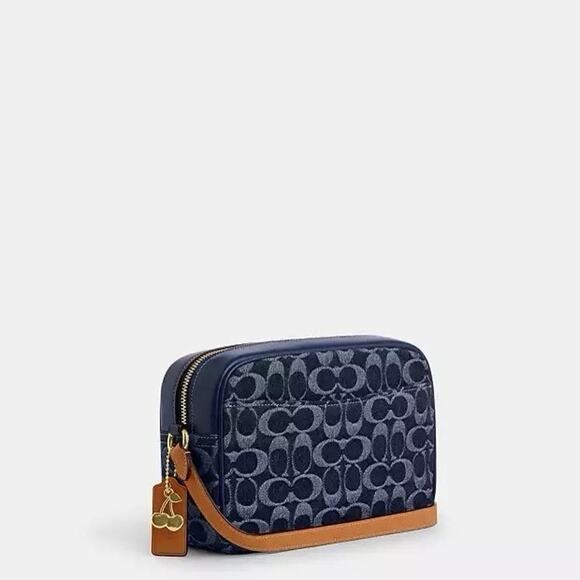 NEW Coach Women’s CAA74 Jamie Camera Bag In Signature Denim - Picture 6 of 10